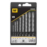Set of drill bits and hands (8 pcs) for drilling in concrete for CAT screwdriver/drill